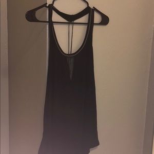 Free people black tank top